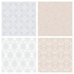 Set of Seamless Patterns in Arabian Style.