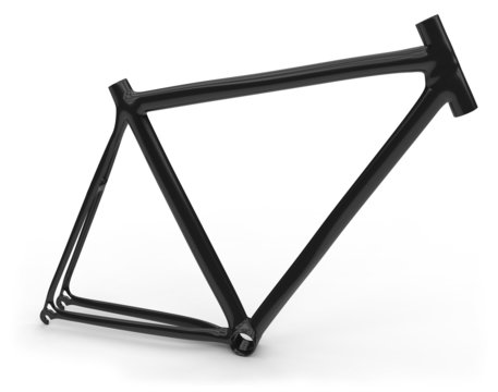 Carbon fber bike frame