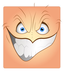 Naughty Cheerful Smile Box Smiley