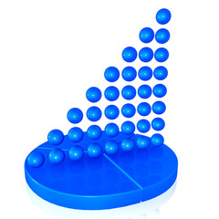 Infographic chart pie diagram