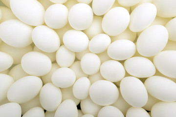 Fototapeta na wymiar Close-up of white scotland candies