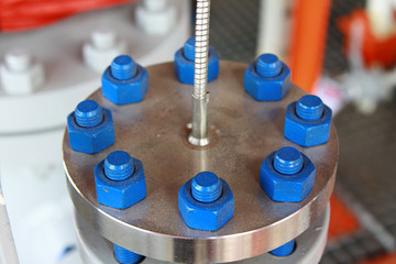 oil and gas pipes flange with stud bolt