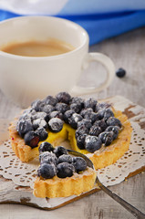 Blueberry tart