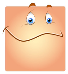 Happy Face Box Vector