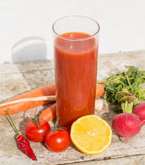 Red Healthy smoothie
