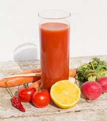 Red Healthy smoothie