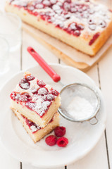 Raspberry and Yogurt Cake
