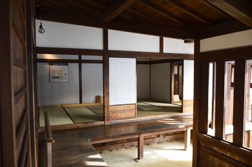 Fototapeta na wymiar Innenraum - traditionelles japanisches Haus
