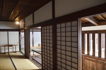 Innenraum - traditionelles japanisches Haus