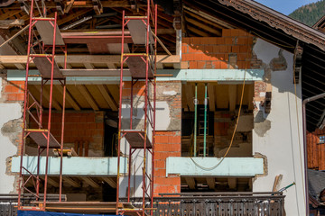 Umbau eines Hauses