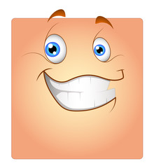 Cheerful Cute Smiley Face
