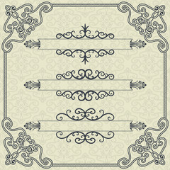 A set of elements for design