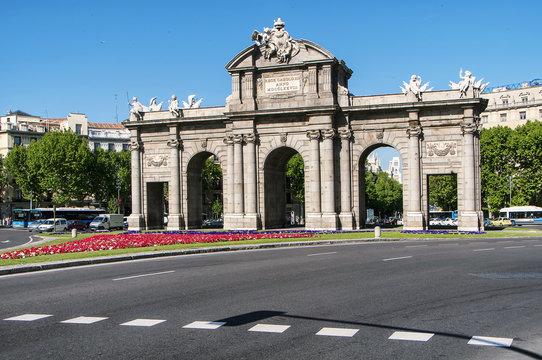 The Puerta de Alcala in Madrid