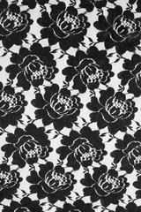 lace with black flowers