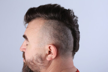Obraz premium mohawk hairstyle