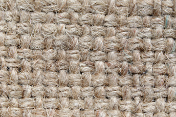 Surface of the sack in a macro.