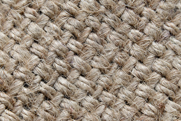 Surface of the sack in a macro.