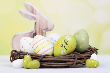 rustikales osternest