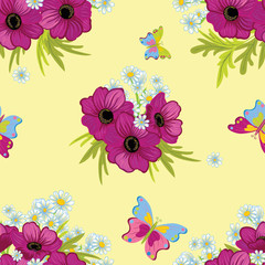 Seamless floral background