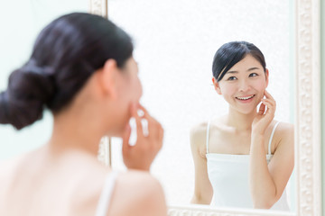 attractive asian woman beauty image