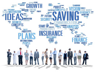 Saving Finance Global Finance World Economy Concept
