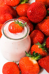 Yaourt fruits fraises