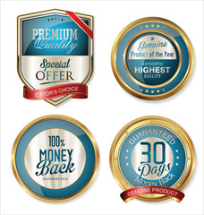 Premium, quality retro vintage labels collection