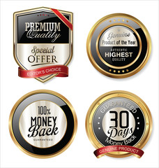 Premium, quality retro vintage labels collection