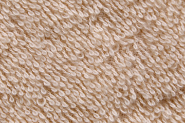 fibers of fabric in macro style.