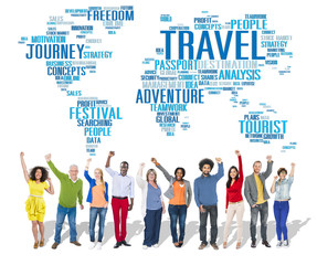 Travel Explore Global Destination Trip Adventure Concept