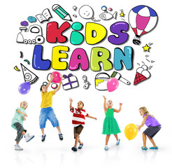 Kids Learn Education Creativity Children Ideas Concept