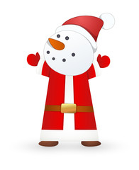 Snowman Santa Claus