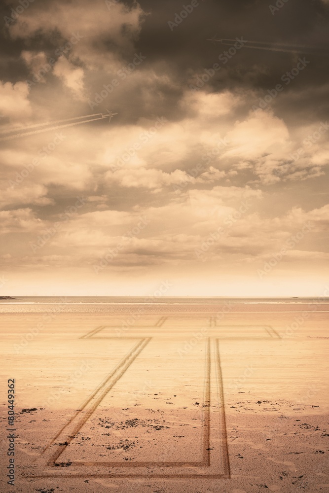Poster composite image of cross