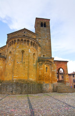 Collegiate Church. Castellarquato. Emilia-Romagna. Italy.