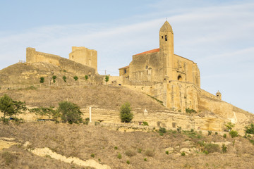 Fototapeta na wymiar Citadel of San Vicente de la Sonsierra, La Rioja (Spain)