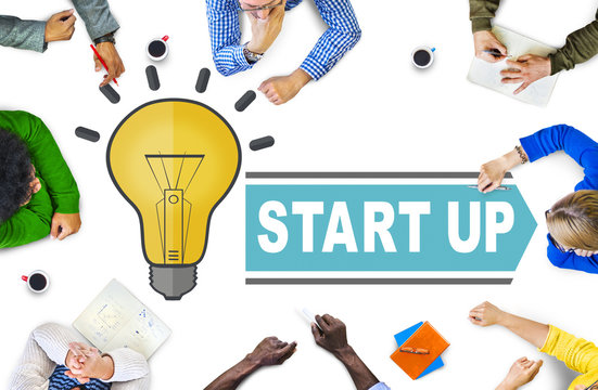 Ideas Startup Creativity Strategy Success Concept