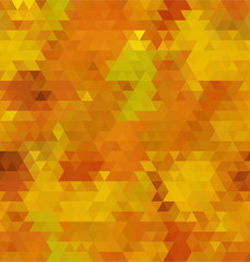 abstract bright yellow bacground from triangles