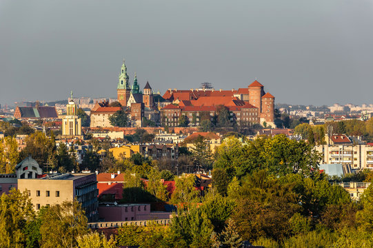 Fototapeta Wawel widziany z Zakrzówka