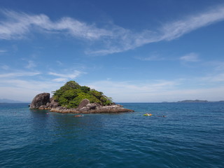 Small island snorkeling, Koh Chang, Thailand