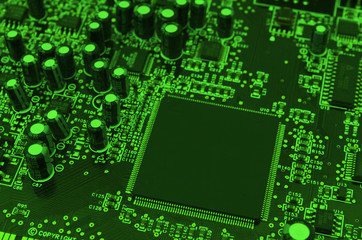 Plate of electronic components