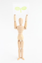 デッサン人形とスケッチブック