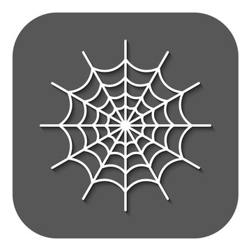 recommend clip art: The spiderweb icon. Web symbol. Flat