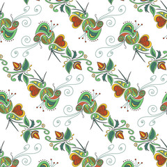 Seamless bright and colorful pattern.