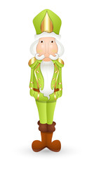 Funny Nutcracker Character Vector