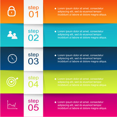 Vector colorful info graphics for your business presentations.