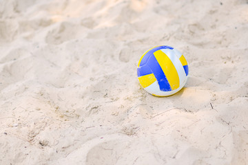 volleyball on the sand