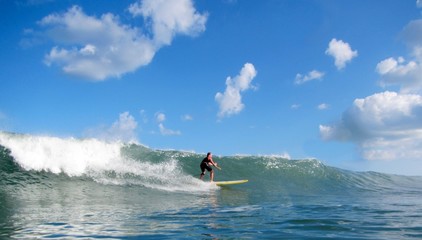 Longboard Surfer