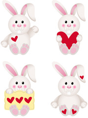 Cute Bunny With Heart
