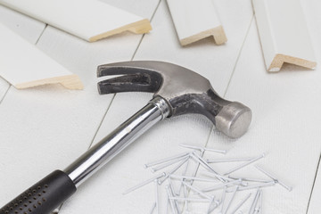 Hammer and nails