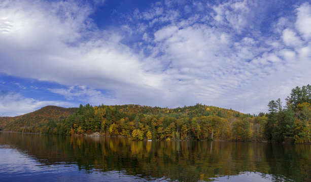Fototapeta Colorful Panorama landscape, Vermont USA